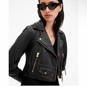 All Saints  elora cropped jacket